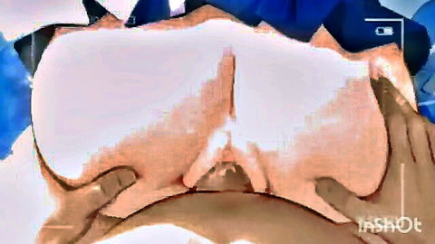 Ayaka's POV bedroom ass spread exposing pussy and anus
