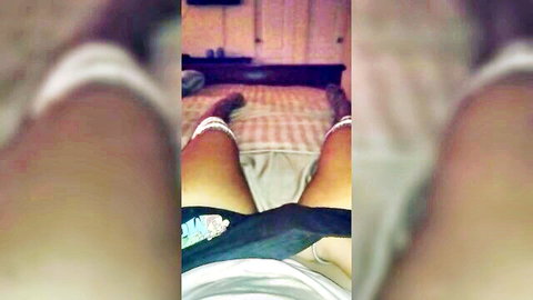 Annaxnasty legs spread in wet panties, masturbating solo