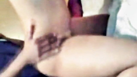 Ebony woman with big ass getting banged by BBC from behind