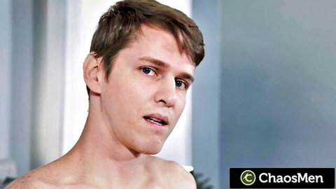 Sage Roux solo jerk off session, handsome muscular hunk nude
