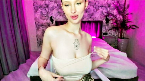 Sayo_mao18 big boobs tease in camgirl show