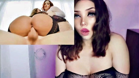 Lucky guy pounds two voluptuous MILFs in lingerie threesome
