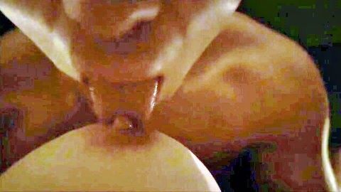 OneHappyMilf's big tits licked and sucked by eager mouth