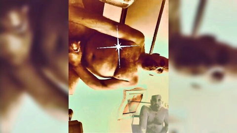 David Harden muscular nude pose in artistic GOGO HOTDOG scene