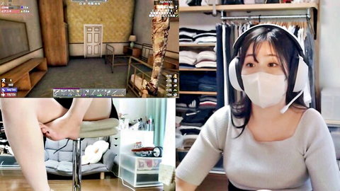 Minami0804 Asian gamer girl streaming hot Chaturbate show with Lovense