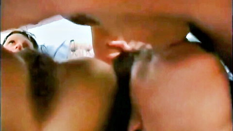 Elderly couple in intense oral sex close-up, mature horny action