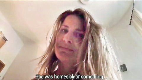 Victoria Nogueira in homesick scene from Eine Sache der Perspektive (2019)