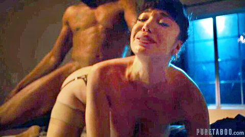 Little Puck moans in ecstasy during 69 with Isiah Maxwell