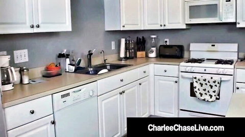 Charley Chase in steamy kitchen plumber pipe fantasy