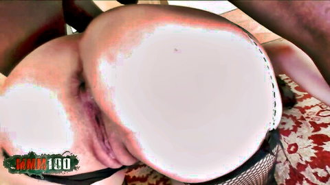 Bobbi Starr's big ass torn by massive ebony cock in intense anal