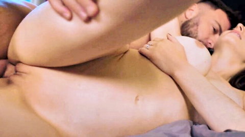 Lexi Luna brunette MILF in steamy stepson seduction with penetration