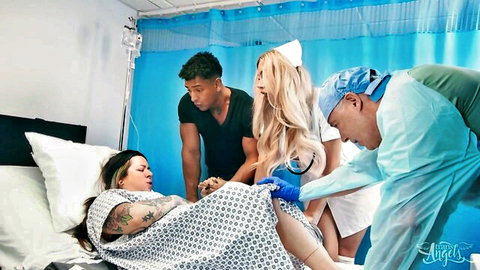 Kenzo Alvarez in steamy hospital seduction with nurse and pregnant patient