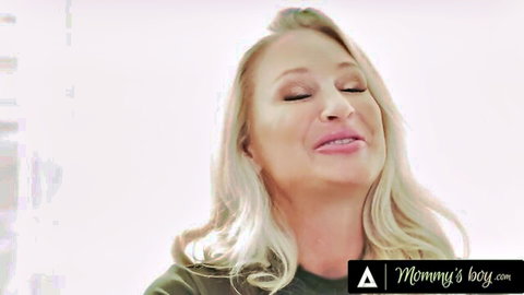 Blonde MILF Alexis Malone in seductive close-up for Nuru massage video