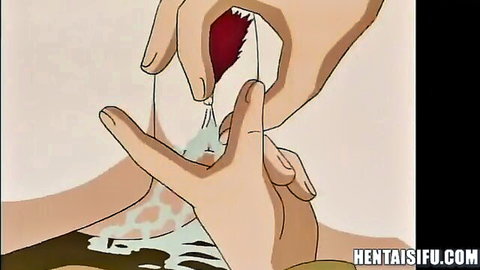 Hentai thumbnail of hands penetrating sisters' pussy with cum in part 2