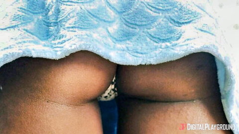 Lacy Lennon teases with round ass under blue towel in secret scene