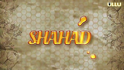 Ullu Shahahad title graphic with golden honey-dripping text on honeycomb background