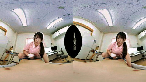 Japanese schoolgirl in pink blouse performs VR POV facesitting tease