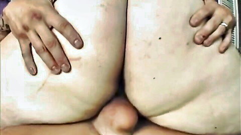 Glory Foxxx Gothic BBW spreads fat thighs for cock penetration