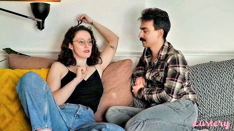 Josie and Karmann casual chat in double penetration fetish preview