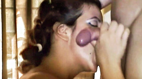 Pink Ximena gives intense oral exam blowjob to professor