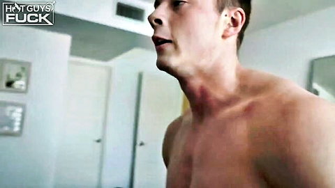 Muscular young guy losing virginity to thick blonde 18yo teen in intimate scene