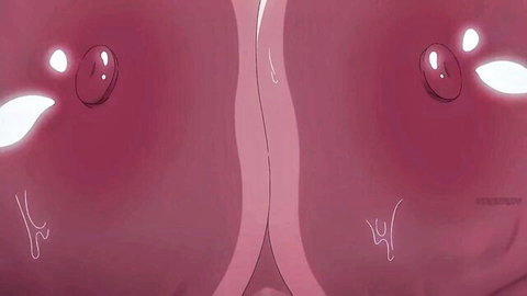 Anime busty redhead schoolgirl pussy penetrated by cock closeup