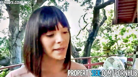 Violet Starr gorgeous Asian real estate agent with big natural tits