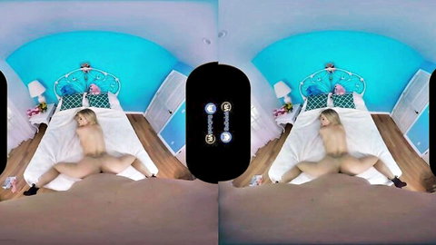 Jessa Rhodes nude spreading legs in VR bedroom fuck memories