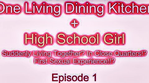 Japanese high school girl sudden cohabitation first sexual experience Ep 1