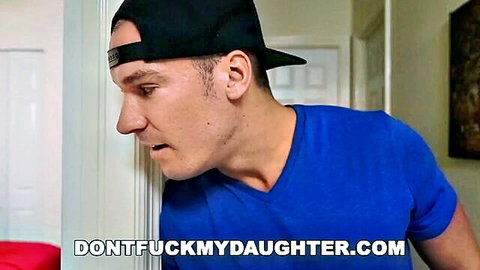 Angry dad in Don't Fuck My Daughter series with teen Sally Squirt