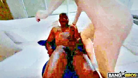 Petite blonde screams riding massive BBC reverse cowgirl, gaping pussy stretched by huge black cock