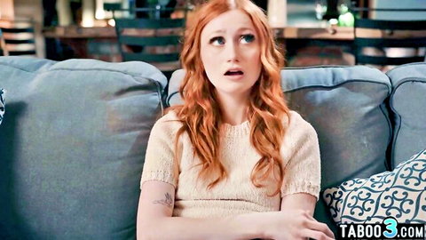 Dee Williams mature lesbian fingers tied redhead teen whore, surprised look