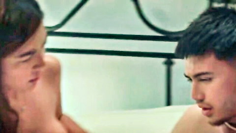 Anne Marie Gonzales nude tits in intimate scene with Zsara Laxamana, Filipino celebs