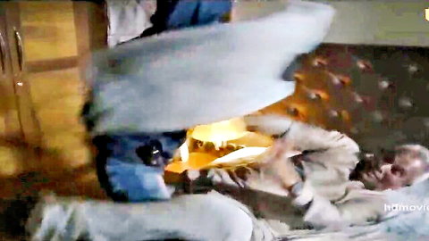Indian couple in intense missionary sex scene from Garam Masala Ullu series