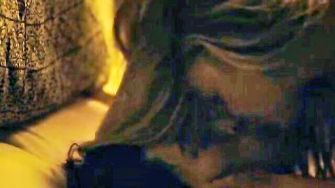 Hassie Harrison nude tits in steamy sex scene from Dangerous Animals 2025