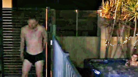 Bonnie Wheeler topless with Samantha Hortin and Miarka Rogers nude in Painkiller hot tub sex scene