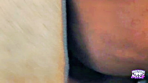 Brunette with thick cum dripping from her open mouth and covering her face after blowjob.