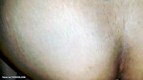 Close-up of busty trans ass and genitals in amateur flip fuck video