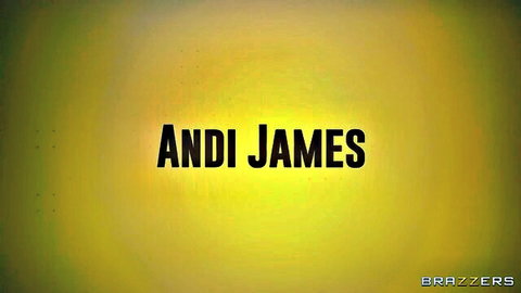 Andi James in steamy Brazzers threesome promo thumbnail
