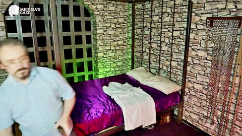 Lily Kink in Succubus Hotel BDSM dungeon tease with man