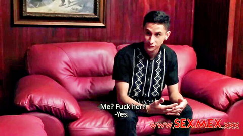 Teresa Ferrer busty brunette in SEXMEX sideways fuck scene thumbnail