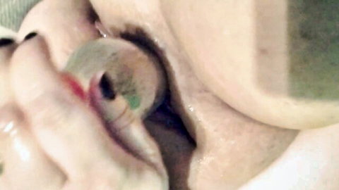 October Loose close-up eye with running makeup, begging expression in BBW humiliation video