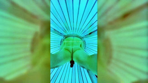Great British Feet naked tanning boy POV tease with huge soles and bouncy booty