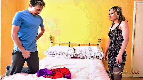 Princess Anna catches stepson stealing panties in taboo bedroom scene