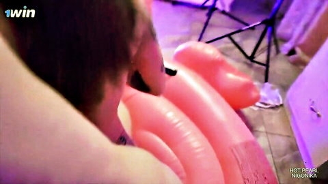 Wild Russian orgy scene with intense group sex action