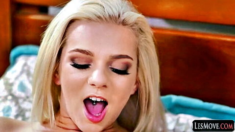 Blonde Tiffany Watson in ecstatic lesbian pleasure with MILFs Reena Sky