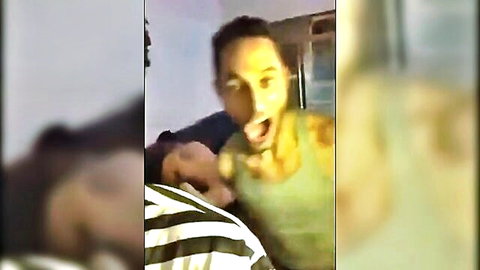 Amateur mature slut in hot dirty gangbang with multiple athletic dudes