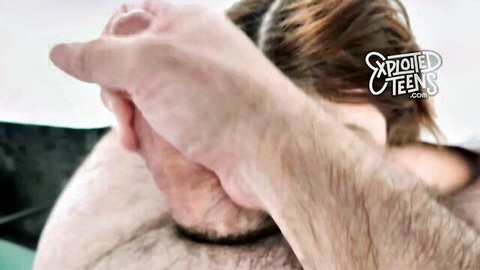 18-year-old Bess POV rimjob, young brunette teen licking ass