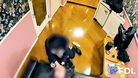 Blurry scene of Asian girl getting beaten in intense fetish video