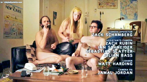 Cynthia Granville nude with men in casual group scene from High Maintenance